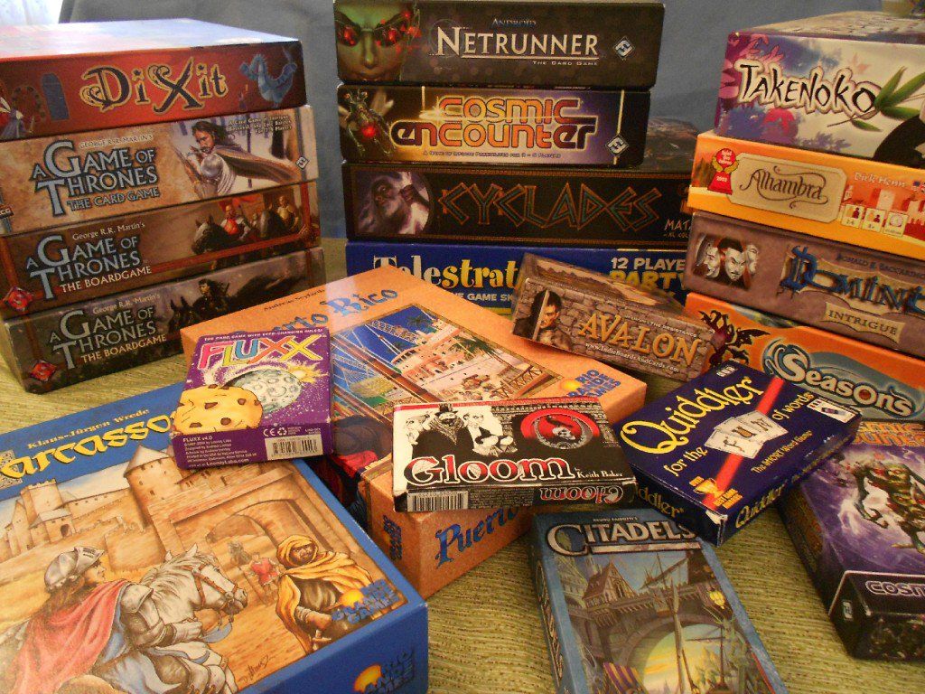photo of many games