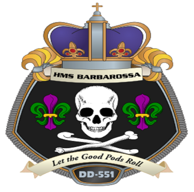 HMS Barbarossa crest