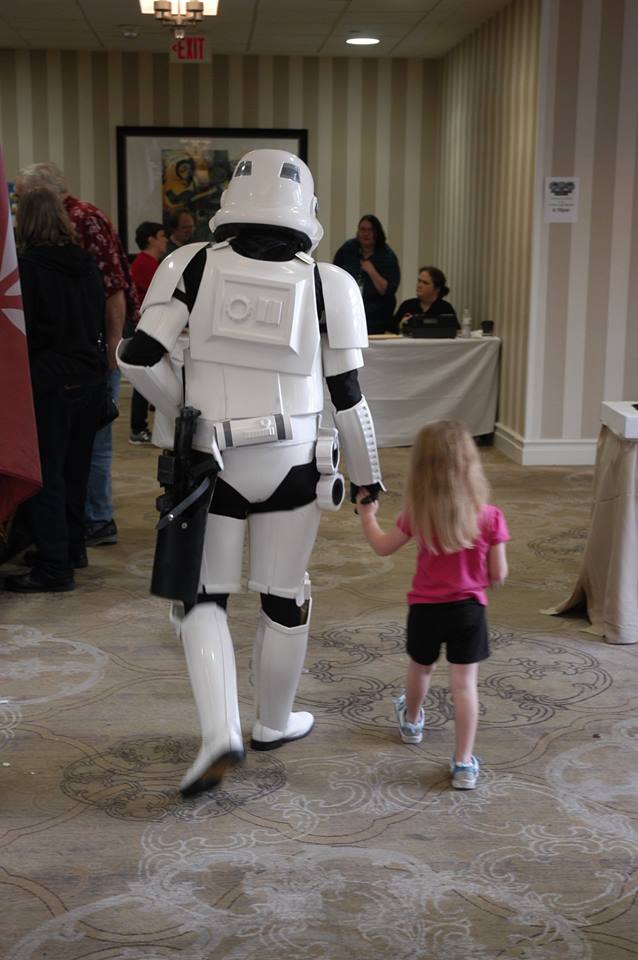 Stormtrooper and daughter